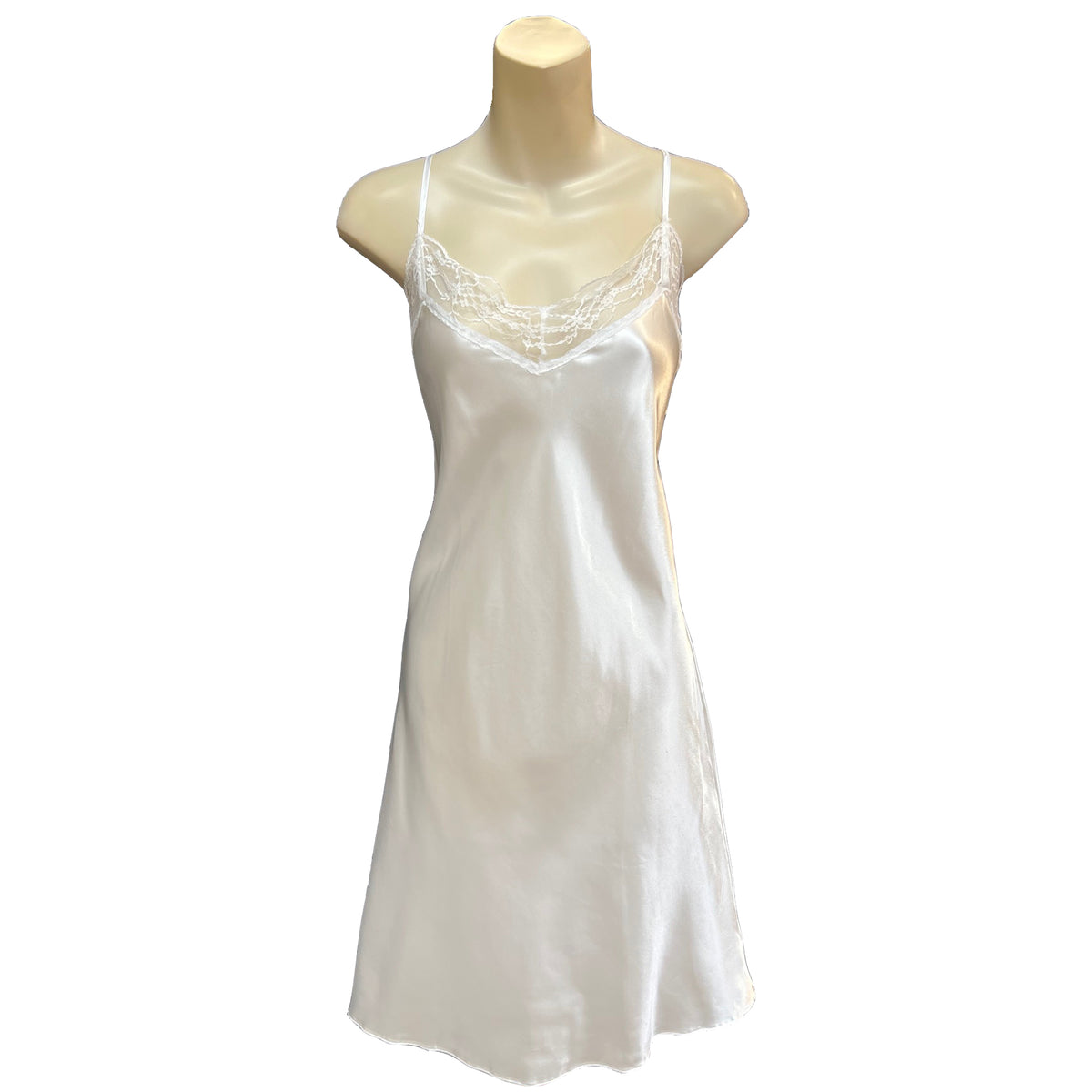 Plus Size White Chemise Slip Slip Dress Plus Size White Nightgown