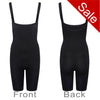 Sale Control Full Body Shorts Suit Waist Cincher Seamless Body Shaper Black