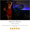 Red Sexy Satin Lace Cami Set French Knickers Negligee Lingerie PLUS SIZE
