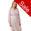 Sale Pink Sexy Satin Bathrobe Wrap Kimono Dressing Gown Robe PLUS SIZE