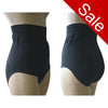 Sale High Waist Control Knickers Seamless Shapewear with Silicone Grips Black