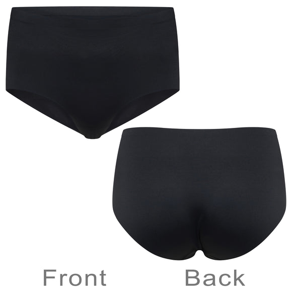 Buy Black/White/Nude Short No VPL Knickers 3 Pack from Next Spain