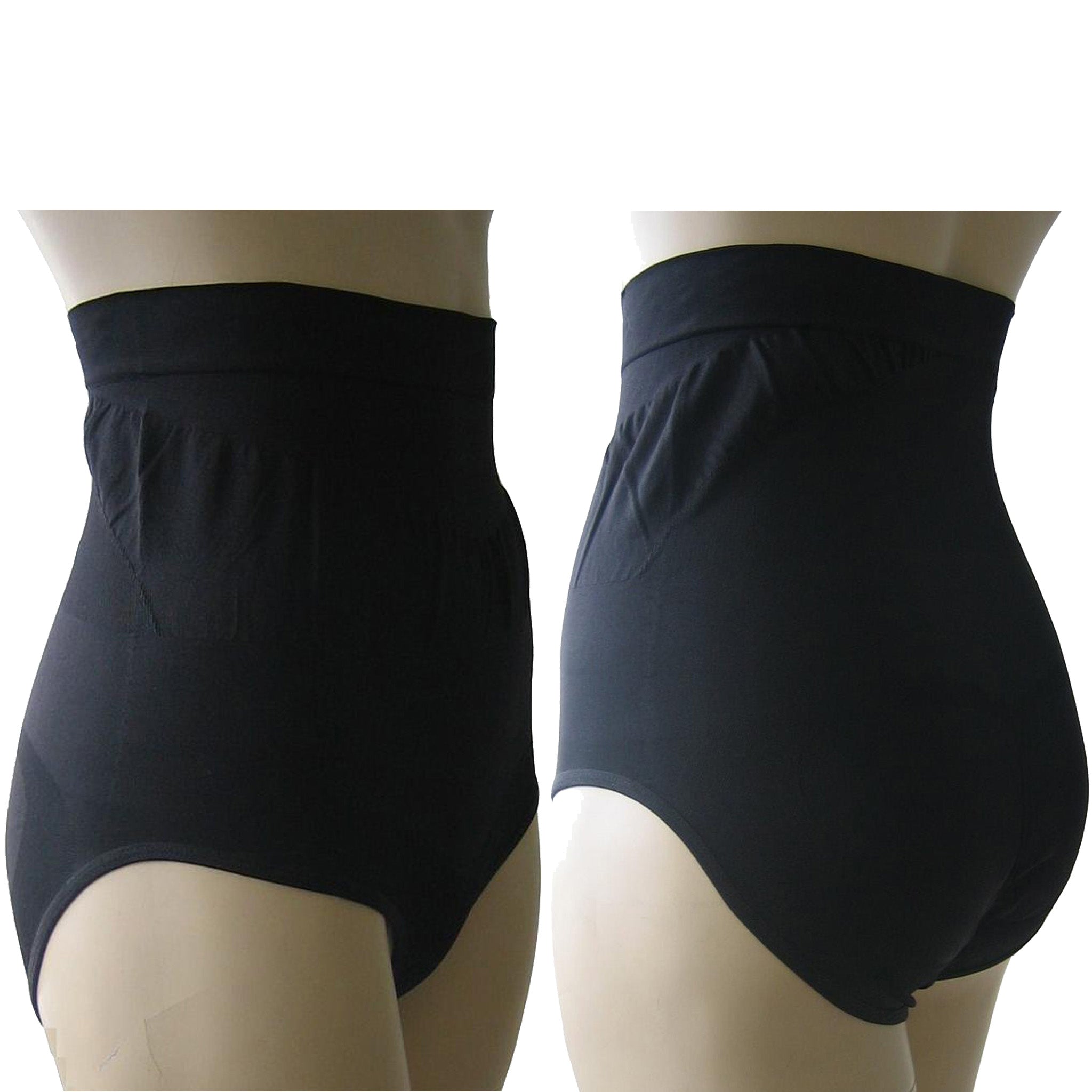 NAUTICA INTIMATES SHAPEWEAR Seamless Black High Waist Panty Women's Size  Medium £23.16 - PicClick UK