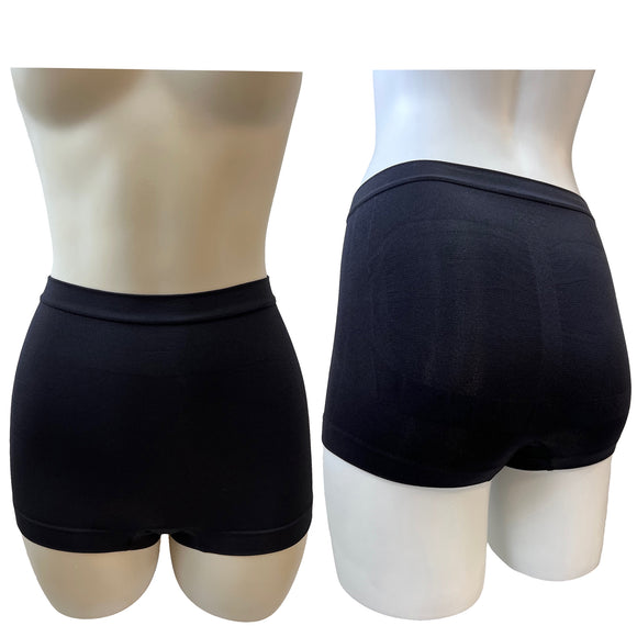Thigh Control Shorts High Waist Cincher Seamless Shapewear Black