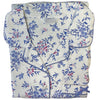 Pastel Blue Ditsey Floral Print Flannelette Wincey PJs Pyjama Set 100% Cotton PLUS SIZE