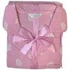Pastel Pink Leaf Print Flannelette Wincey PJs Pyjama Set 100% Cotton PLUS SIZE