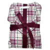 Buy ladies pink, red check tartan plaid 100% brushed cotton winceyette flannelette pyjama pjs set in UK sizes 12-14, 16-18, 20-22. Same day dispatch, fast UK delivery!