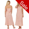 Sale Long Full Length Pink Polka Dot Sexy Chemise Nightdress PLUS SIZE