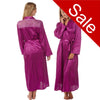 Sale Long Full Length Plain Pink Sexy Satin & Lace Wrap