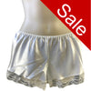 Sale Ivory White Sexy Satin & Lace French Knickers Shorts