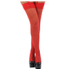 Red Plain Cuff Band Stockings